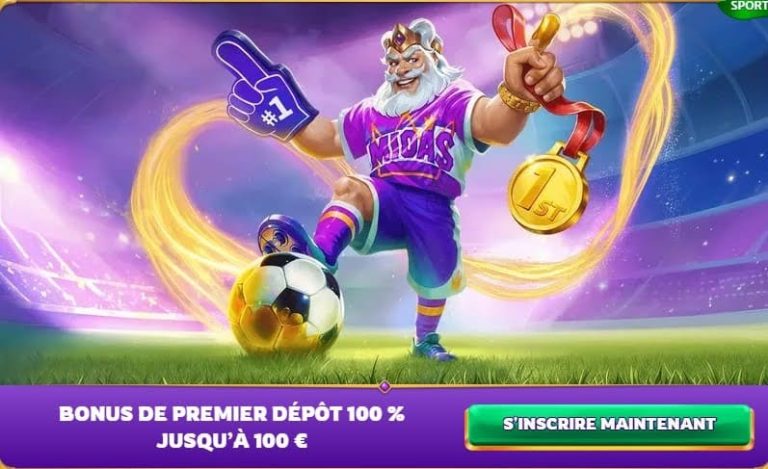 Midasluck Casino bonus premier dépôt