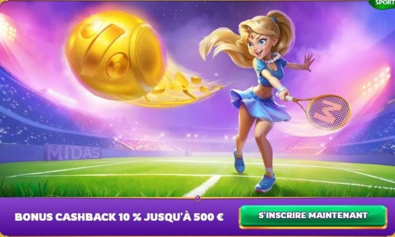 Midasluck Casino cashback bonus sport