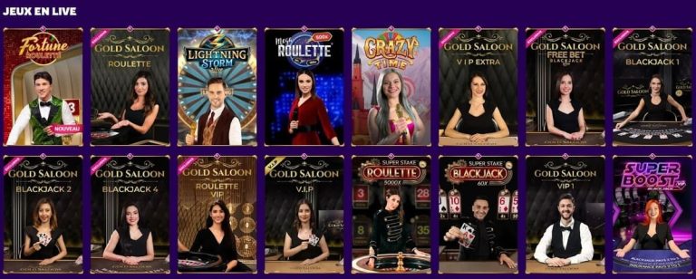 Midasluck Casino jeux live
