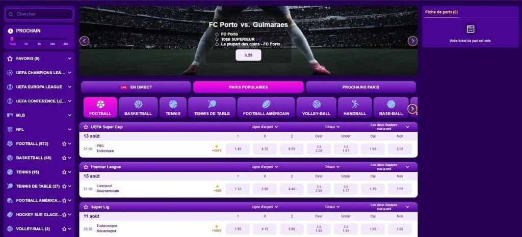Midasluck Casino paris sportifs