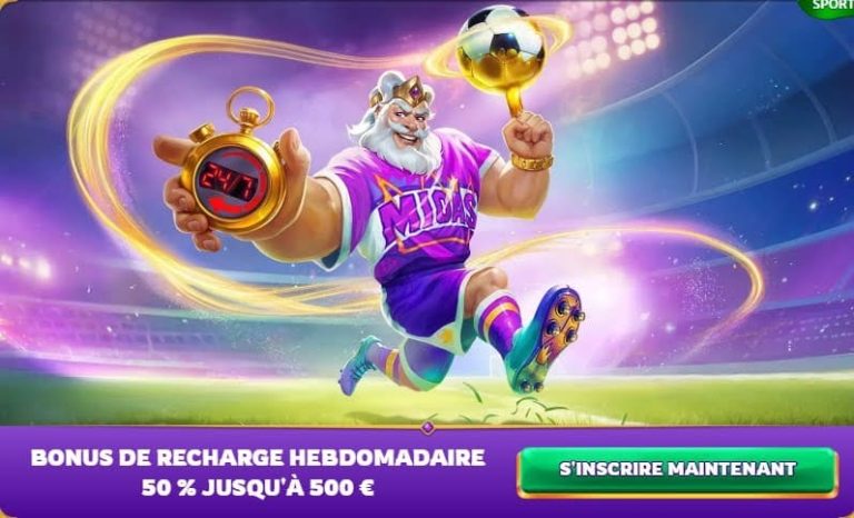 Midasluck Casino recharge hebdomadaire